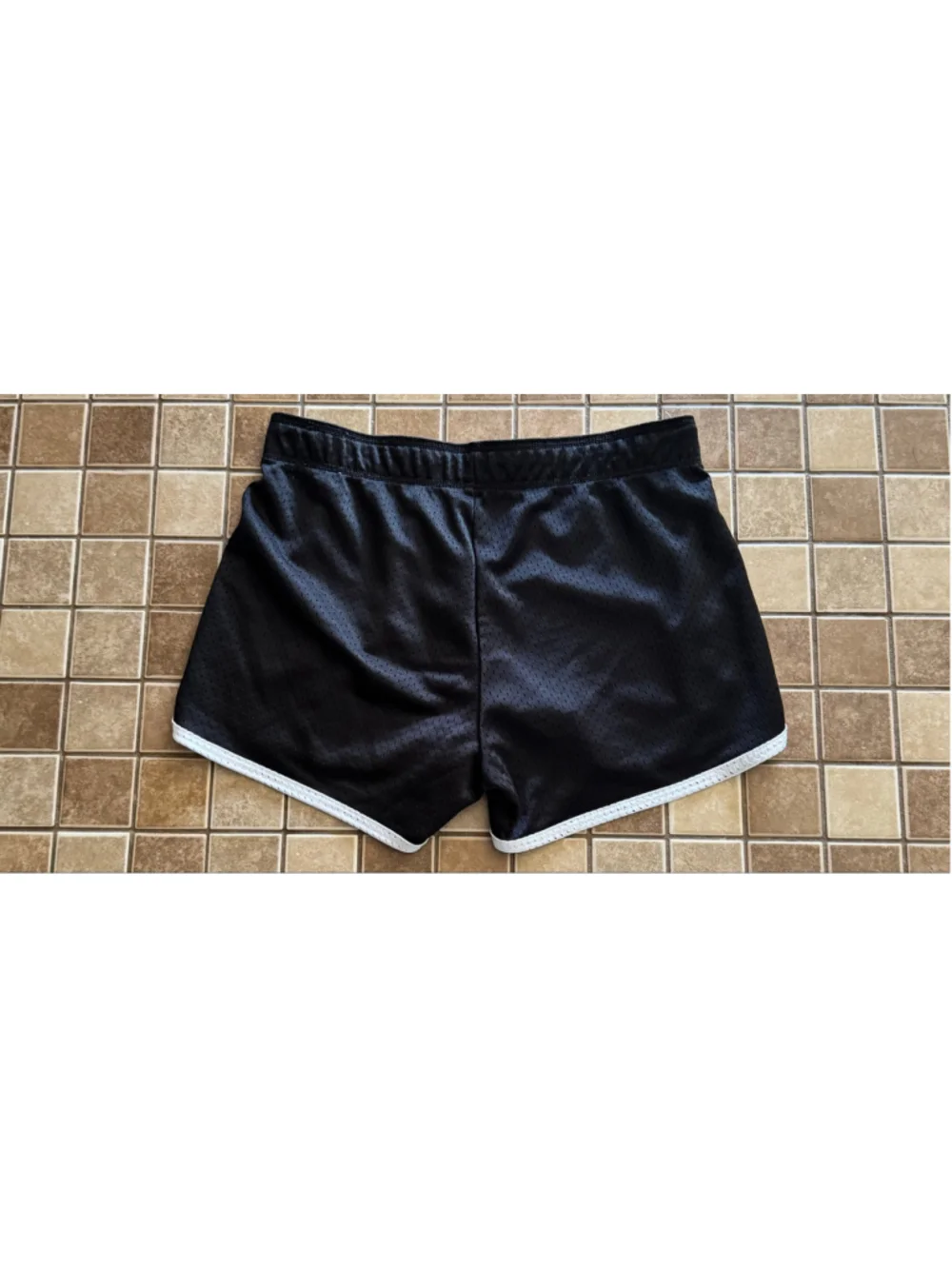 Girls Justice Black & White Athletic Shorts Size 10